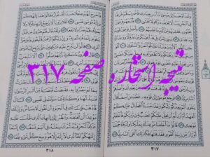 پاسخ استخاره ص 317 قران