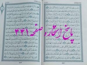 پاسخ استخاره ص 441 قران