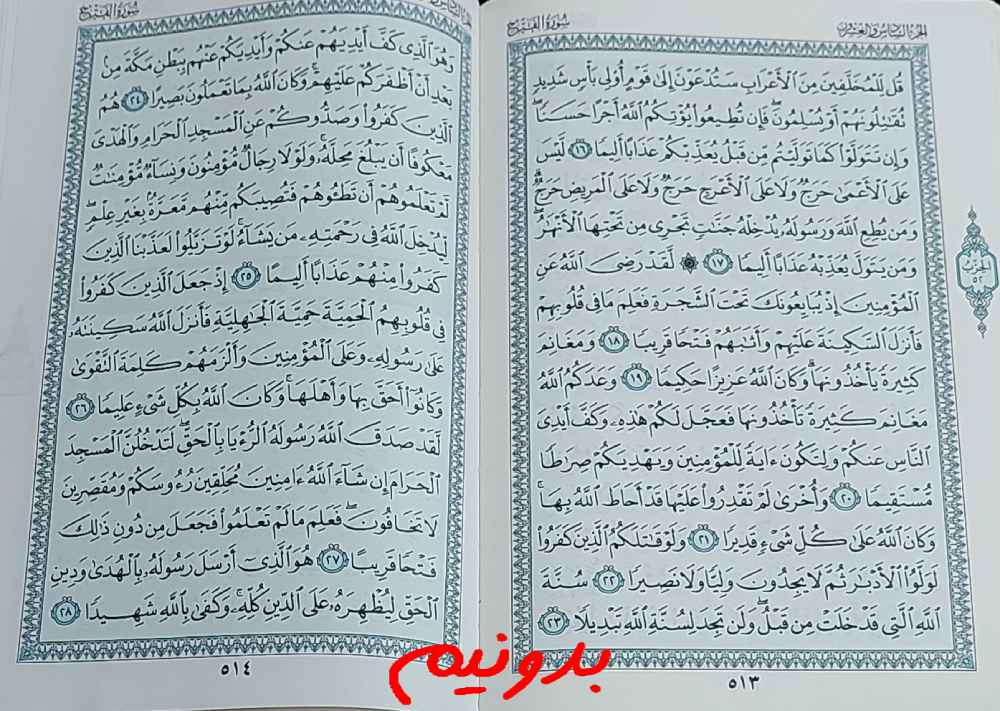 جواب کامل استخاره با قرآن کریم صفحه 513
