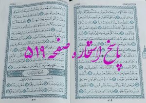 پاسخ استخاره ص 519 قران